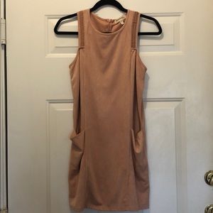 Baby pink Monteau Los Angeles mini dress